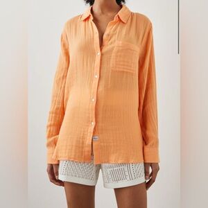 NWT Rails Ellis Gauze Button Down